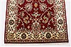 Isfahan Red Runner Hand Knotted 27 X 62  Area Rug 250-24985 Thumb 6