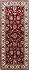 Isfahan Red Runner Hand Knotted 27 X 62  Area Rug 250-24985 Thumb 0