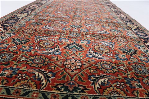 Herati Green Hand Knotted 29 X 60 Area Rug 250-24986 Image 1