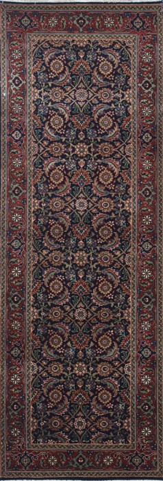 Herati Green Runner Hand Knotted 20 X 510  Area Rug 250-24987 Image 0