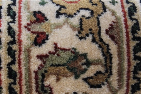 Herati Beige Runner Hand Knotted 20 X 511 Area Rug 250-24988 Image 10