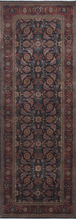 Herati Green Runner Hand Knotted 21 X 510  Area Rug 250-24995 Image 0