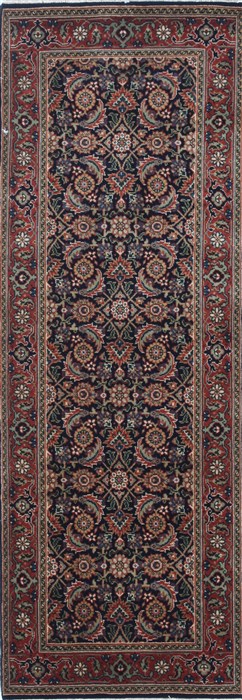 Herati Green Runner Hand Knotted 20 X 510  Area Rug 250-25001 Image 0