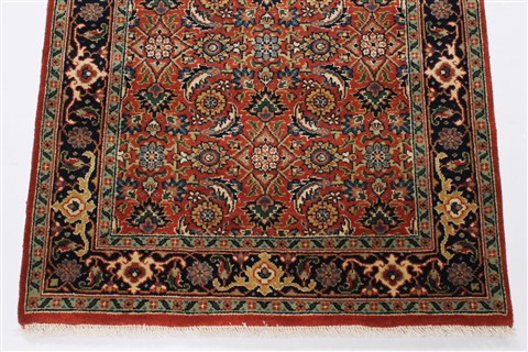 Herati Green Hand Knotted 27 X 62 Area Rug 250-25016 Image 4