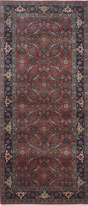 Herati Green Hand Knotted 27 X 510  Area Rug 250-25031 Image 0