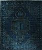 Mahal Blue Hand Knotted 130 X 153  Area Rug 300-25047 Thumb 0