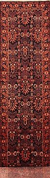 Persian Zanjan Red Runner 16 to 20 ft Wool Carpet 25074