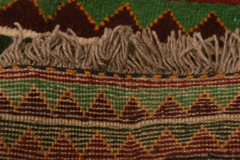 Gabbeh Multicolor Runner Hand Knotted 27 X 165 Area Rug 100-25078 Image 3