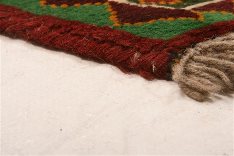 Gabbeh Multicolor Runner Hand Knotted 27 X 165 Area Rug 100-25078 Image 4