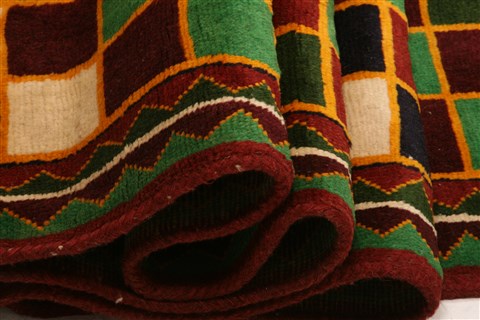 Gabbeh Multicolor Runner Hand Knotted 27 X 165 Area Rug 100-25078 Image 8