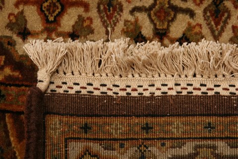 Qum Red Runner Hand Knotted 29 X 200 Area Rug 100-25083 Image 3