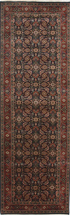 Herati Green Runner Hand Knotted 28 X 711 Area Rug 250-25107 Image 0
