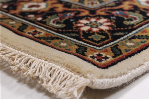 Herati Beige Runner Hand Knotted 27 X 80 Area Rug 250-25113 Image 5