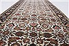 Herati Beige Runner Hand Knotted 27 X 80  Area Rug 250-25113 Thumb 1