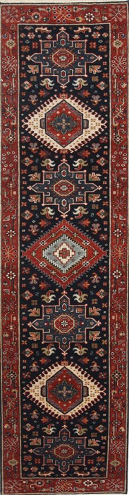 Karajeh Beige Runner Hand Knotted 20 X 711  Area Rug 250-25125 Image 0