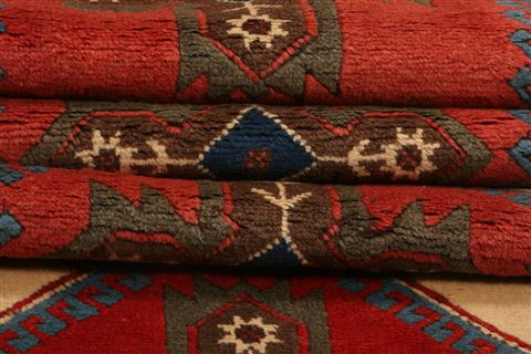 Yalameh Red Runner Hand Knotted 30 X 1410 Area Rug 100-25126 Image 6