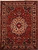 Bakhtiar Red Hand Knotted 123 X 161  Area Rug 100-25130 Thumb 0