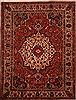 Bakhtiar Red Hand Knotted 123 X 161 Area Rug 100-25130 Thumb 0