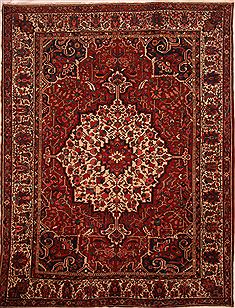 Bakhtiar Red Hand Knotted 12'3" X 16'1"  Area Rug 100-25130