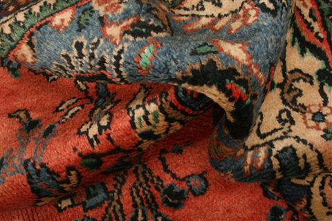 Lilihan Red Hand Knotted 92 X 188 Area Rug 100-25136 Image 2