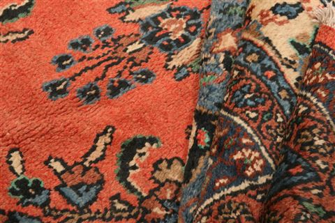 Lilihan Red Hand Knotted 92 X 188 Area Rug 100-25136 Image 3
