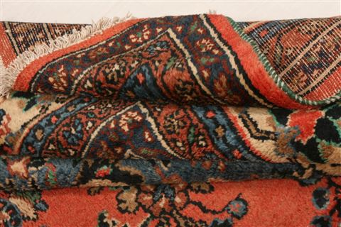 Lilihan Red Hand Knotted 92 X 188 Area Rug 100-25136 Image 5