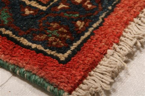 Lilihan Red Hand Knotted 92 X 188 Area Rug 100-25136 Image 8