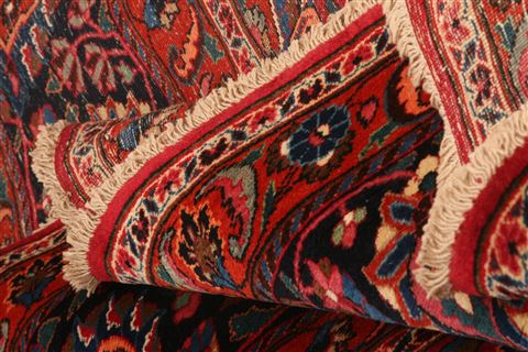 Mashad Red Hand Knotted 911 X 136 Area Rug 100-25143 Image 4