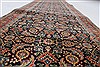 Herati Brown Runner Hand Knotted 27 X 118  Area Rug 250-25146 Thumb 1