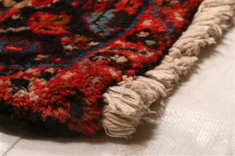 Karajeh Red Runner Hand Knotted 51 X 150 Area Rug 100-25148 Image 7