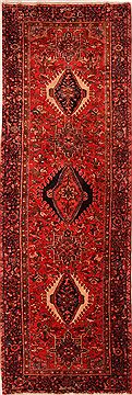 Karajeh Red Runner Hand Knotted 5'1" X 15'0"  Area Rug 100-25148