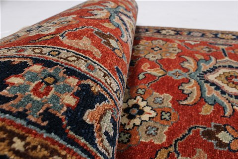 Serapi Red Runner Hand Knotted 27 X 121 Area Rug 250-25150 Image 11