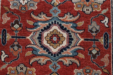 Serapi Red Runner Hand Knotted 27 X 121 Area Rug 250-25150 Image 3