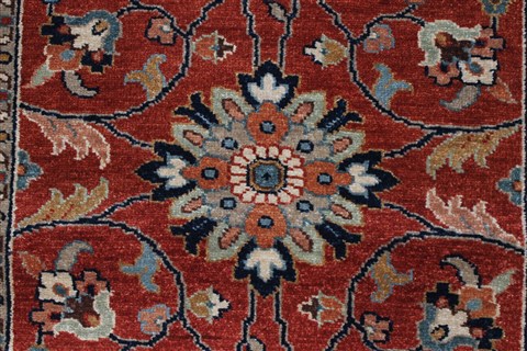 Serapi Red Runner Hand Knotted 27 X 121 Area Rug 250-25150 Image 4