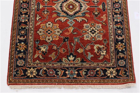 Serapi Red Runner Hand Knotted 27 X 121 Area Rug 250-25150 Image 5