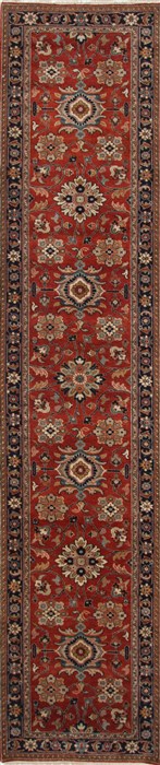 Serapi Red Runner Hand Knotted 27 X 121 Area Rug 250-25150 Image 0