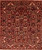 Bakhtiar Red Hand Knotted 105 X 124  Area Rug 100-25158 Thumb 0