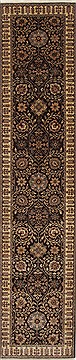 Agra Beige Runner Hand Knotted 2'7" X 11'9"  Area Rug 250-25160