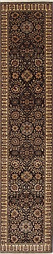 Indian Agra Beige Runner 10 to 12 ft Wool Carpet 25160