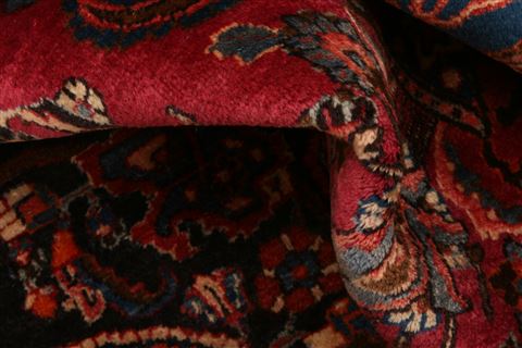Mashad Red Hand Knotted 103 X 1210 Area Rug 100-25162 Image 2