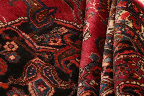 Mashad Red Hand Knotted 103 X 1210 Area Rug 100-25162 Image 4