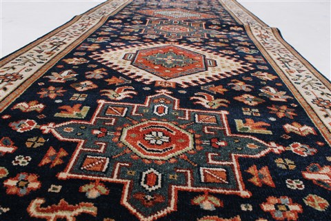 Karajeh Beige Runner Hand Knotted 26 X 1310 Area Rug 250-25172 Image 10
