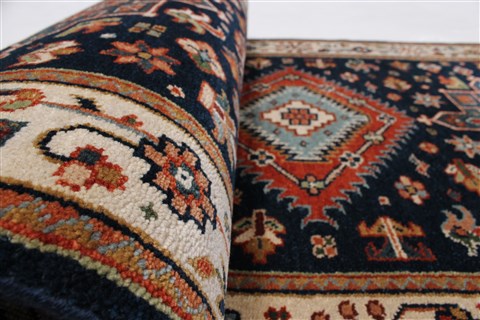 Karajeh Beige Runner Hand Knotted 26 X 1310 Area Rug 250-25172 Image 8