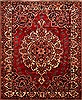 Bakhtiar Red Hand Knotted 911 X 122  Area Rug 100-25202 Thumb 0