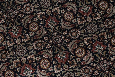 Herati Beige Round Hand Knotted 51 X 51 Area Rug 250-25206 Image 3