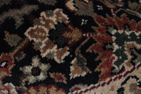 Herati Beige Round Hand Knotted 51 X 51 Area Rug 250-25206 Image 7