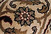 Herati Beige Round Hand Knotted 51 X 51  Area Rug 250-25206 Thumb 8