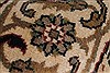 Herati Beige Round Hand Knotted 51 X 51 Area Rug 250-25206 Thumb 8