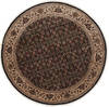 Herati Beige Round Hand Knotted 51 X 51  Area Rug 250-25206 Thumb 0