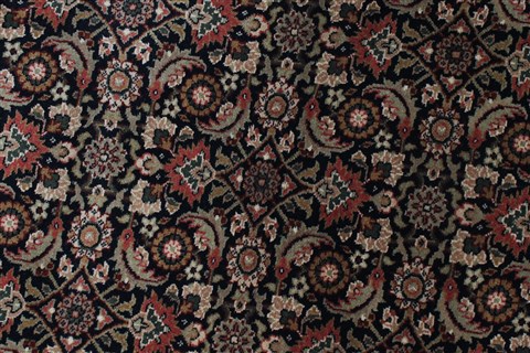 Herati Beige Round Hand Knotted 51 X 51 Area Rug 250-25209 Image 4